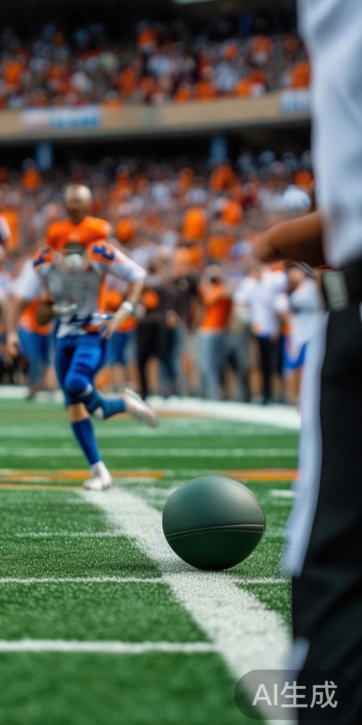 橄榄球和足球中的“ob”：橄榄球或足球比赛中，球一